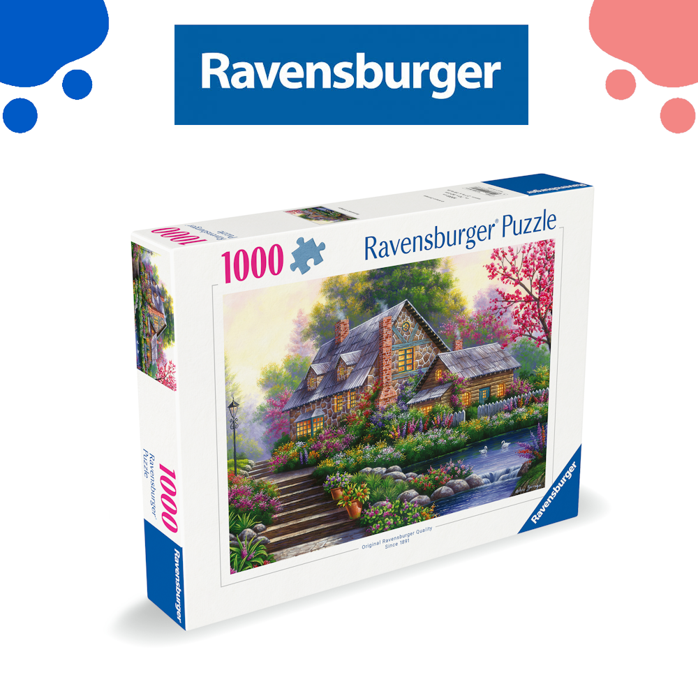Ravensburger - Romantic Cottage Puzzle 1000 Pieces