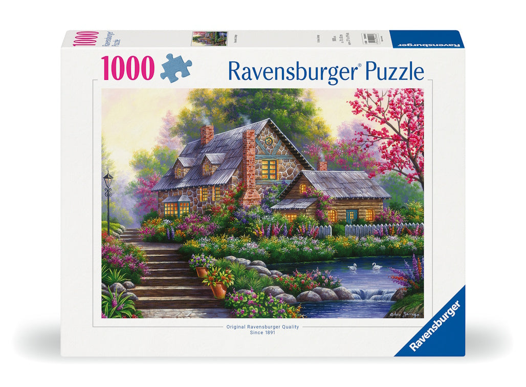 Ravensburger - Romantic Cottage Puzzle 1000 Pieces